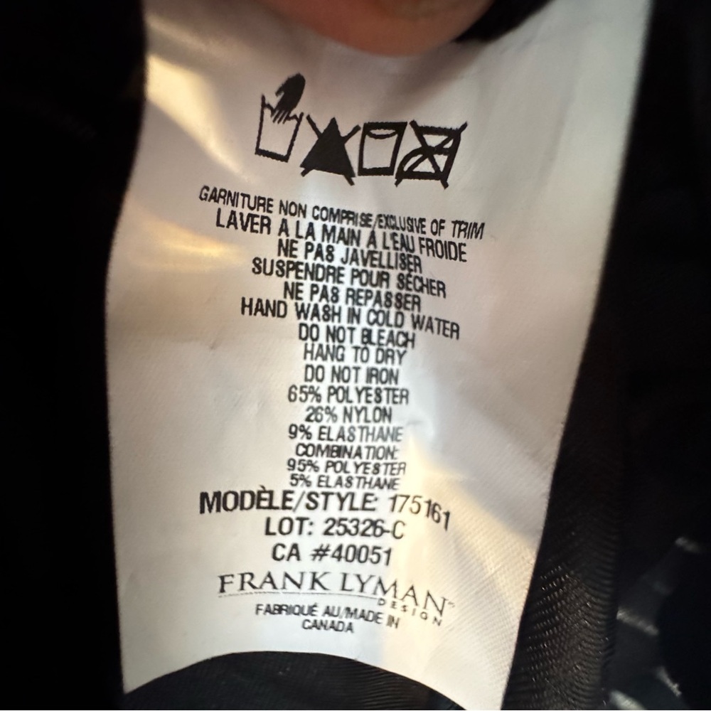 Frank Lyman Design Black Tiger Print Velvet Elbow Length Sleeves Blouse - Picture 8 of 8